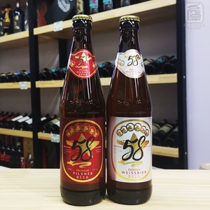 7月到期 临期啤酒 俄罗斯原装进口啤酒58白啤酒58啤酒450ml*12瓶
