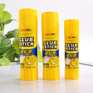 得力固体胶棒8克7091无甲醛高粘度环保无毒小学生幼儿园diy手工用