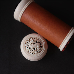 天然文玩葫芦虫具竹蛉筒口盖蒙心万体食槽儿鸣虫海派把玩丝扣配件