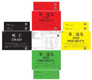 民用运输机场应急救伤亡识别标签救援检伤分类识别卡伤情识别卡19