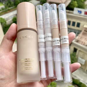 gucci古驰丝润真肌粉底液 自然遮瑕水雾轻哑光 小样 分装 试用装