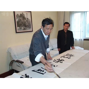 魏碑书法北京宋庄同城画家村见面交易现场创作毛笔字代写代笔题字