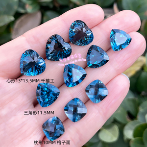 5mm枕形10mm三角形11.5mm  托帕石原石