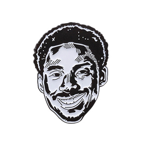 科比黑曼巴徽章 kobe退役球迷纪念品金属胸章小飞侠胸针生日礼物