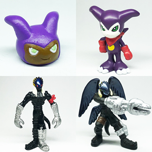 也也兽小妖兽堕天地狱兽爆裂模式数码宝贝万代banbai美版扭蛋