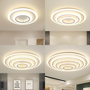 客厅大灯大气简约现代高档圆形led卧室吸顶灯家庭家用豪华客厅灯