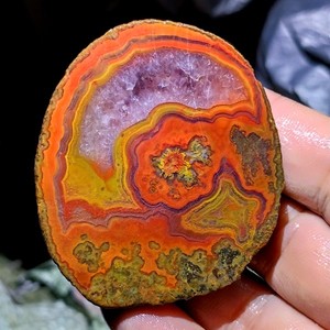 宣化战国红玛瑙原石切片主山红色草花玛瑙招财水晶摆件吊坠鱼缸石