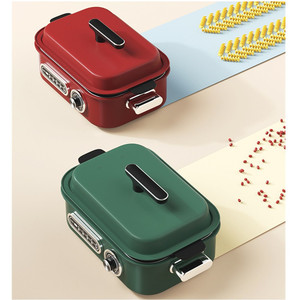 韩国料理锅多功能家用烤肉锅大容量网红涮烤一体锅蒸煮炒煎电火锅