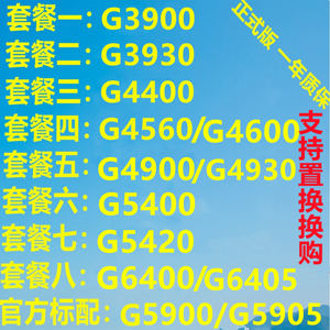 G4600 G4560 G4900 G5400 G5420 G5905 G6400 G6405 G6900 G7400