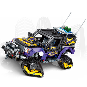 乐高moc科技极地探险履带越野车成人高难度拼装积木汽车模型玩具