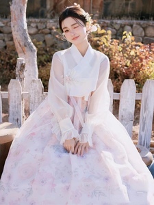 韩国公主小姐宫廷古装女结婚礼服大长今传统韩服朝鲜古典舞演出服