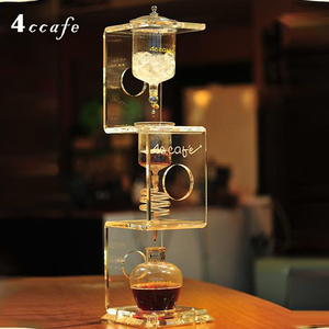 4c冰滴咖啡壶滴漏式可调速咖啡器冰咖啡壶弓形冰滴杯冷萃泡茶滴漏