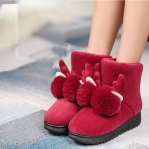 冬季加绒可爱家居棉拖鞋高帮加厚底保暖棉靴女防滑软底全包跟棉鞋