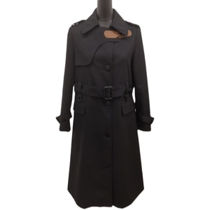 娅格国际yyq6156 秋季2021新款女双排扣收腰系带中长风衣外套6591人