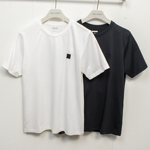 中国想象黑白短袖t恤able jeans百搭潮流纯棉体恤衫男士流行上衣