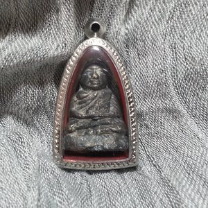 龙婆银/龙婆艮 lp ngern 2460 出塔牌 金属财佛 中模 niyom