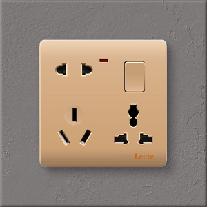 三个带开关的插座