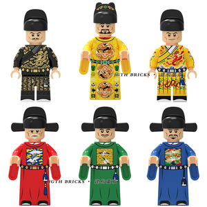 中古代明朝皇帝锦衣卫文官kt1094兼容中国潮拼装积木人仔偶玩具