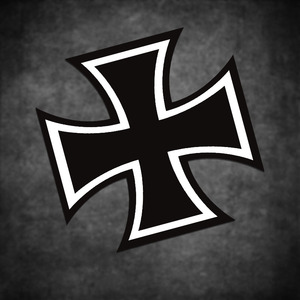 摩托车贴德军二战军标十字军标个性汽车改装反光汽车贴划痕遮挡贴