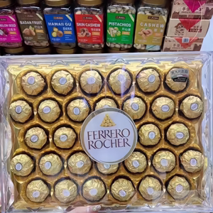 费列罗巧克力臻品32粒礼盒装网红零食圣诞新年金沙进口情人节礼物