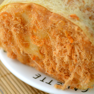 鸡蛋肉松面包休闲