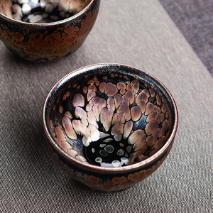 知语堂正品游超扶摇建盏茶杯手工建阳建窑主人杯单个茶碗铁胎茶具