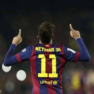 14-15赛季巴萨球衣欧冠决赛版10号梅西内马尔哈维普约尔队服收藏