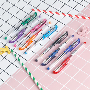 日本PILOT百乐滑力笔BL-WG-5水笔0.5子弹头彩色中性笔WINGEL系列水笔学生考试手账签字办公学习文具用品