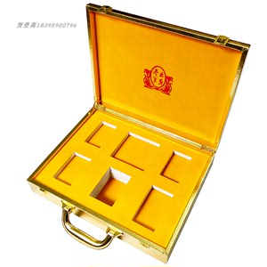 定制虫草参茸保健品口服液手提皮盒香烟名酒套装包装盒定做礼品盒