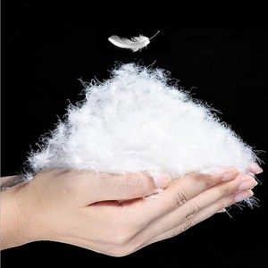 散装白鸭绒国标95精品大朵白鹅绒羽绒服被填充物散装羽绒大朵鸭绒