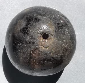 千年唐代老唐球3.3公分藏传千年加持唐代大球油润巨版老唐球玛瑙