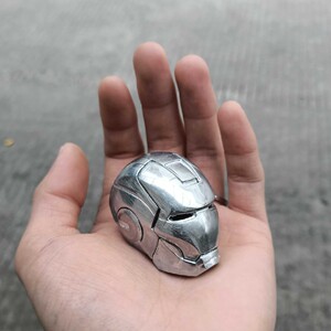 1/6钢铁侠金属小头盔mk2