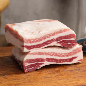 2斤西班牙进口伊比利亚黑猪去皮五花肉冷冻新鲜猪肉生鲜烤肉食材