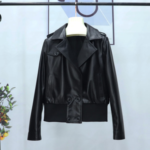 佟二堡皮衣女真皮短款