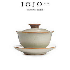 JOJO'S L. PD·紫泉涧·盖碗茶具家用薄胎手工防烫泡茶 | 古月