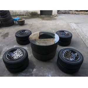 汽车轮胎创意茶几