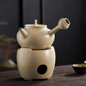 陶瓷煮茶器煮酒炉烧水壶碳炉小温茶炉茶壶底座家用户外野外酒精灯