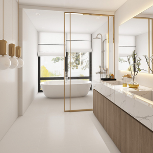 微水泥瓷砖奶油色卫生间瓷砖墙砖客厅柔光地砖800x800简约哑光砖