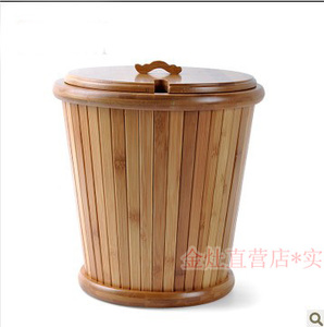 配唐盛 一茶桶天下 竹制茶水桶 茶渣桶 茶叶排水桶 茶桶 送1管球