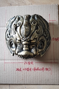 古代 盔甲 兽头 护肩 肩甲(影视 舞台道具,cosplay道具)