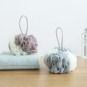 沐浴球浴花洗澡泡泡球双拼色去角质韩版大号洗澡用具洗浴球搓澡球