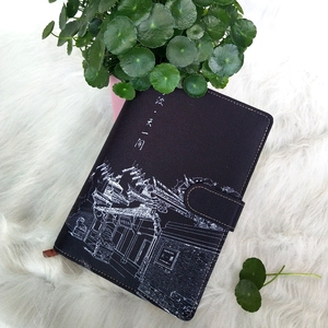 宁波特色文创天一阁丝绸笔记本记事本鼠标垫套装旅游纪念品外事