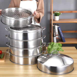 不锈钢蒸笼家用特大号大容量