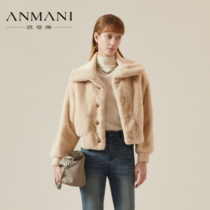 商场同款-ANMANI恩曼琳23冬季新品半高领100%山羊绒毛衣P36G015B