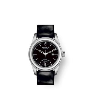 正品 Tudor帝舵女式手表时尚潮流瑞士腕表商务休闲黑色皮带舒适