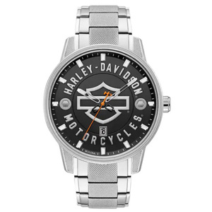 代购 harley-davidson哈雷戴维森男手表骑行防水日历哈雷标志腕表