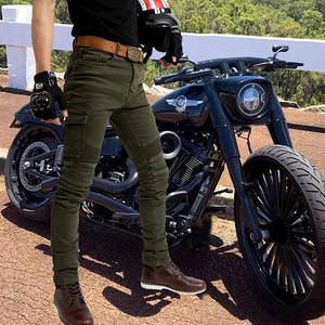 摩托车骑行牛仔裤男机车凯夫拉防风大码肥仔哈雷四季防摔机车服