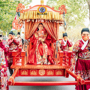 八抬大轿,八抬花轿,轿辇,中式轿子,花轿,迎亲凤辇,明制轿子,宋制