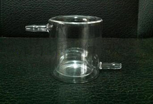 石英双层烧杯/夹套烧杯 通循环水 紫外催化反应器反应杯厂家定制