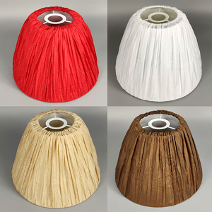 布套吊灯灯罩可拆卸水洗遮光罩挡光防刺眼白色红色米黄咖啡色e27